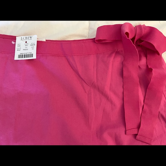 New J crew skirt bow women’s 14 large - Picture 3 of 3
